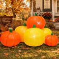 5.2FT Fall Inflatable Pumpkin Combo with 6 Pumpkins, Thanksgiving Decor / Outdoor blow up decorations, 6
